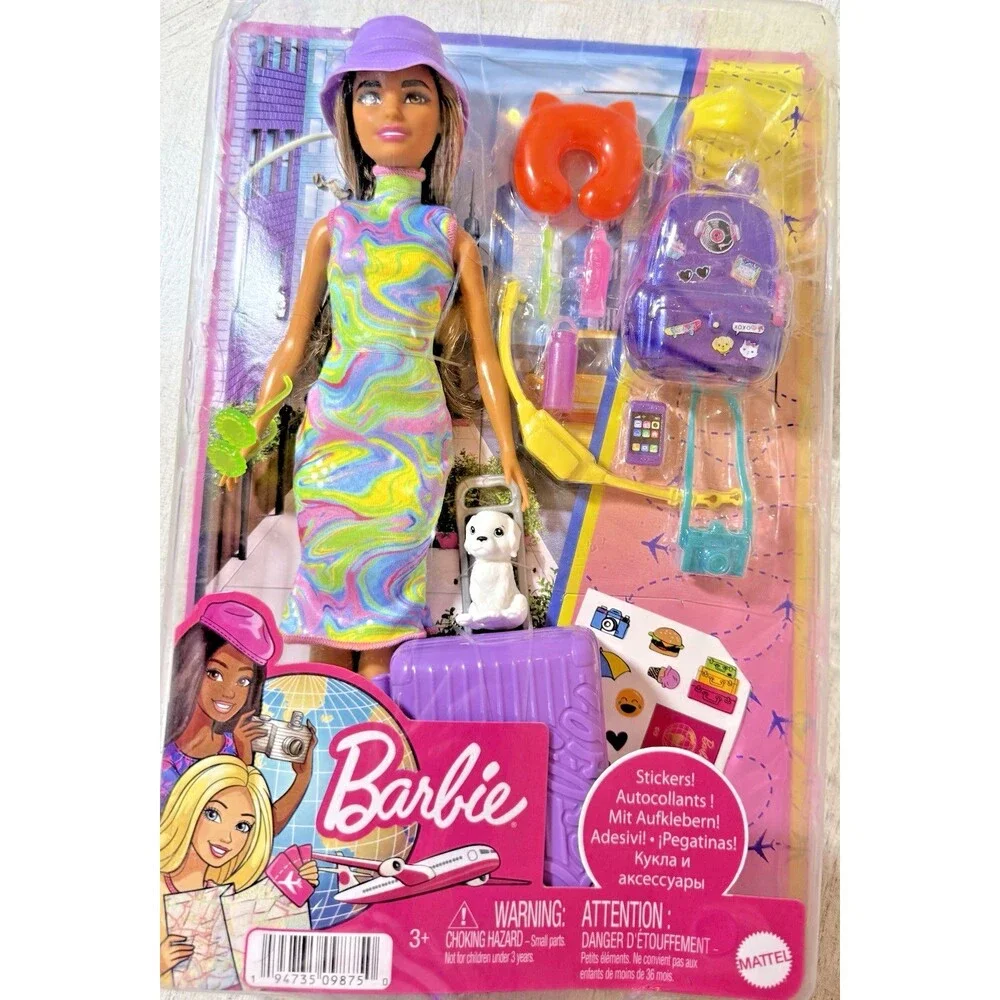 Mattel Barbie It Takes Two Teresa Travel Set HKB05 Doll 10+ Accessories NIB‎ New